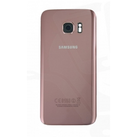 Samsung G930F Galaxy S7 takaakkukansi pinkki (rose pink) (käytetty grade C, alkuperäinen)