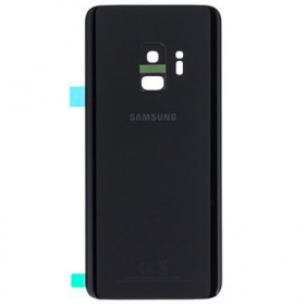Samsung G960F Galaxy S9 takaakkukansi musta (Midnight Black) (käytetty grade A, alkuperäinen)