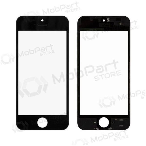 Apple iPhone 5 Näytön lasi kehyksellä ja OCA (musta) (for screen refurbishing) - Premium Apple iPhone 5 Näytön lasi kehyksellä ja OCA (musta) (for screen refurbishing) - Premium