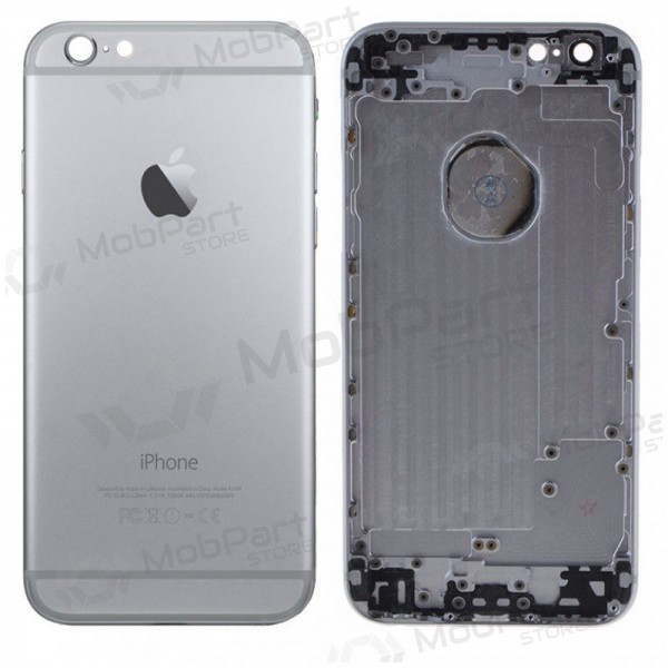 Apple iPhone 6 takaakkukansi harmaa (space grey) (käytetty grade B, alkuperäinen)