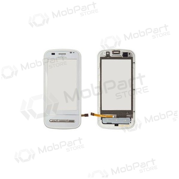 Nokia c6-00 kosketuslasi (kehyksellä) (valkoinen)
