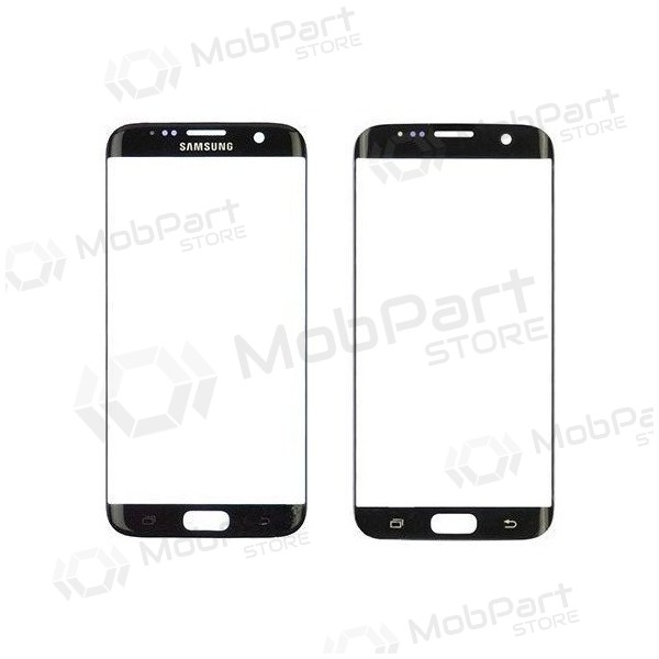 Samsung G935F Galaxy S7 Edge Näytön lasi (musta) (for screen refurbishing)