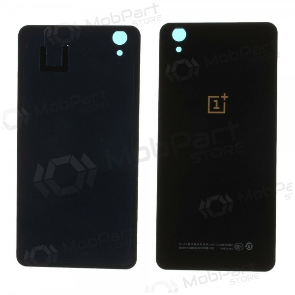 OnePlus X takaakkukansi (musta) (käytetty grade B, alkuperäinen)