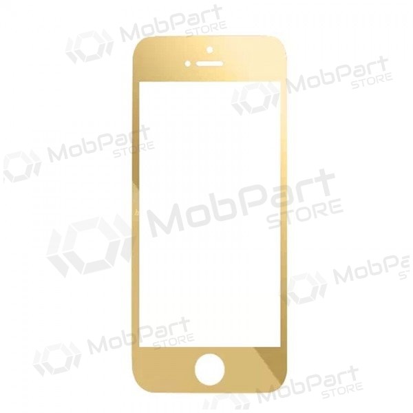 Apple iPhone 5G / iPhone 5S / iPhone 5C Näytön lasi (kultainen)
