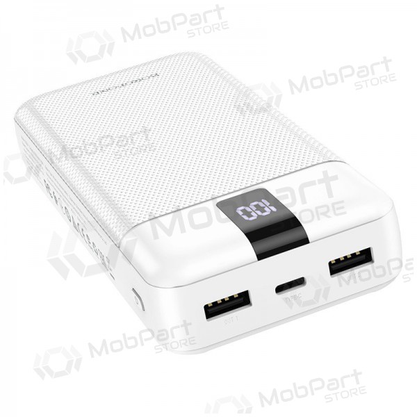 Ulkoinen paristo Power Bank Borofone BJ20A 5 Output 3 Input 20000mAh valkoinen Ulkoinen paristo Power Bank Borofone BJ20A 5 Output 3 Input 20000mAh valkoinen