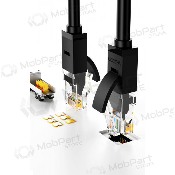 Kaapeli Ugreen RJ45 Cat 6 UTP 1000Mbps 1.0m (musta)