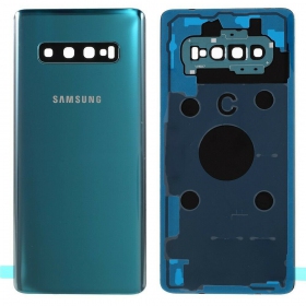 Samsung G975 Galaxy S10 Plus takaakkukansi vihreä (Prism Green) (käytetty grade C, alkuperäinen)