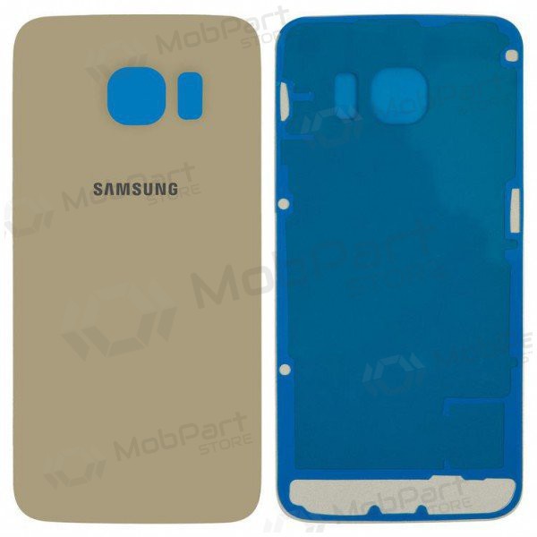 Samsung G925F Galaxy S6 Edge takaakkukansi (kultainen) (käytetty grade A, alkuperäinen)