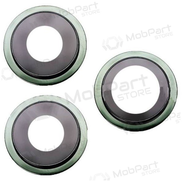 Apple iPhone 11 Pro / 11 Pro Max kameran linssi (3kpl) vihreä (Midnight Green) (kehyksellä)