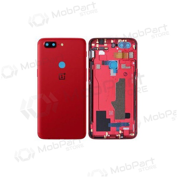 OnePlus 5T takaakkukansi punainen (Lava Red) (käytetty grade B, alkuperäinen)
