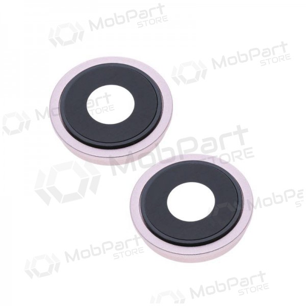 Apple iPhone 13 kameran linssi (2kpl) (pinkki) (kehyksellä)