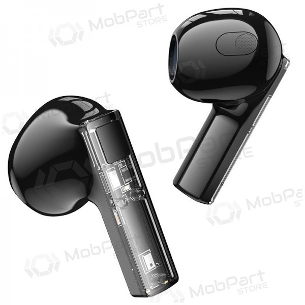 Langaton handsfree Borofone BW23 Crystal Bean Transparent Edition TWS (musta)