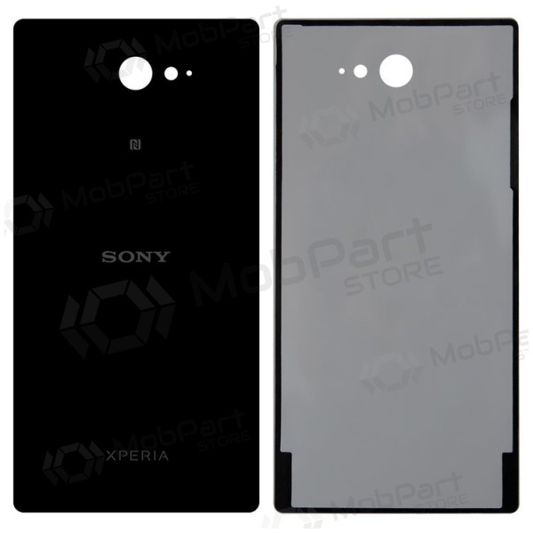 Sony Xperia M2 D2303 / Xperia M2 Aqua D2403 takaakkukansi (musta) Sony Xperia M2 D2303 / Xperia M2 Aqua D2403 takaakkukansi (musta)