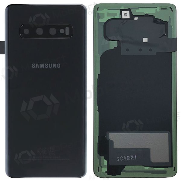 Samsung G973 Galaxy S10 takaakkukansi musta (Prism Black) (käytetty grade C, alkuperäinen) Samsung G973 Galaxy S10 takaakkukansi musta (Prism Black) (käytetty grade C, alkuperäinen)