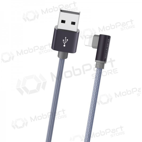 USB kaapeli Borofone BX26 Lightning 1.0m (harmaa)