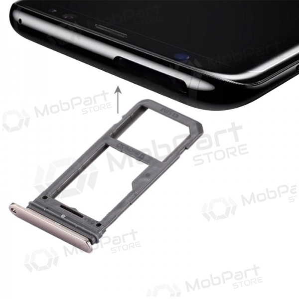 Samsung G950F Galaxy S8 / G955F Galaxy S8+ SIM kortin pidike (kultainen) Samsung G950F Galaxy S8 / G955F Galaxy S8+ SIM kortin pidike (kultainen)