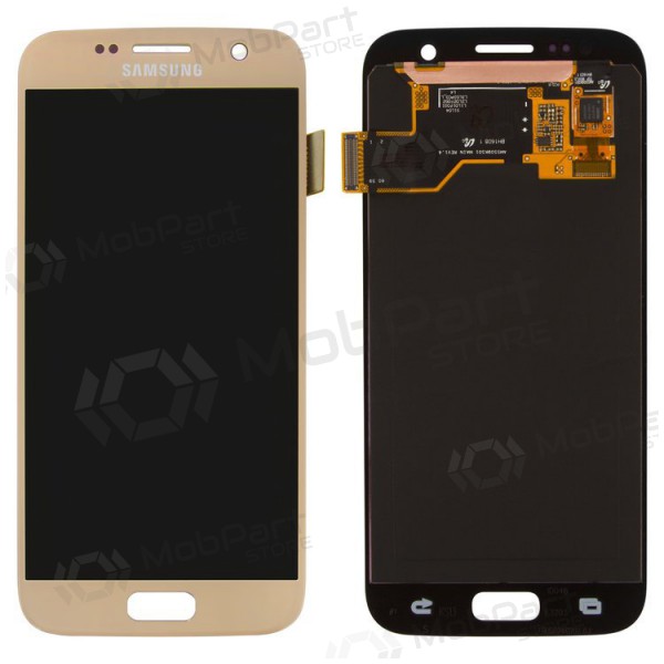 Samsung G930F Galaxy S7 näyttö (kultainen) (service pack) (alkuperäinen)