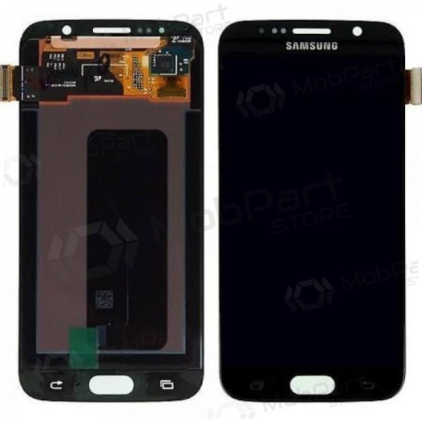 Samsung G920F Galaxy S6 näyttö (musta) (service pack) (alkuperäinen) Samsung G920F Galaxy S6 näyttö (musta) (service pack) (alkuperäinen)