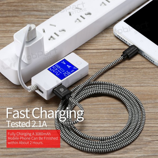 USB kaapeli Dux Ducis K-ONE microUSB FastCharging 1.0m