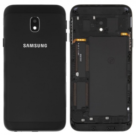 Samsung J330 Galaxy J3 2017 takaakkukansi (musta) (käytetty grade A, alkuperäinen)