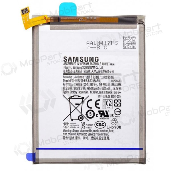 Samsung A705 Galaxy A70 2019 (EB-BA705ABU) paristo / akku (4500mAh) (service pack) (alkuperäinen)