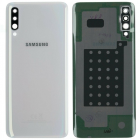 Samsung A705 Galaxy A70 2019 takaakkukansi (valkoinen) (käytetty grade B, alkuperäinen)