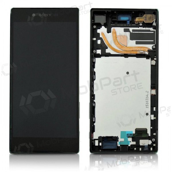 Sony E6853 Xperia Z5 Premium näyttö (musta) (kehyksellä) (käytetty grade B, alkuperäinen) Sony E6853 Xperia Z5 Premium näyttö (musta) (kehyksellä) (käytetty grade B, alkuperäinen)