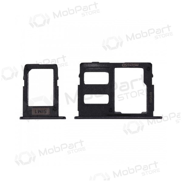 Samsung J330 Galaxy J3 2017 / J530 Galaxy J5 2017 / J730 Galaxy J7 2017 (2kpl) SIM kortin pidike (musta) (alkuperäinen) Samsung J330 Galaxy J3 2017 / J530 Galaxy J5 2017 / J730 Galaxy J7 2017 (2kpl) SIM kortin pidike (musta) (alkuperäinen)