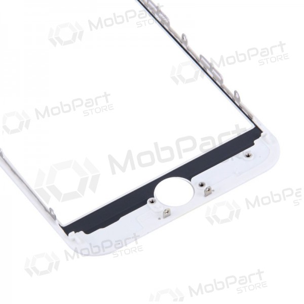 Apple iPhone 7 Plus näytön lasi kehyksellä ja OCA (valkoinen) (v2) (for screen refurbishing) - Premium
