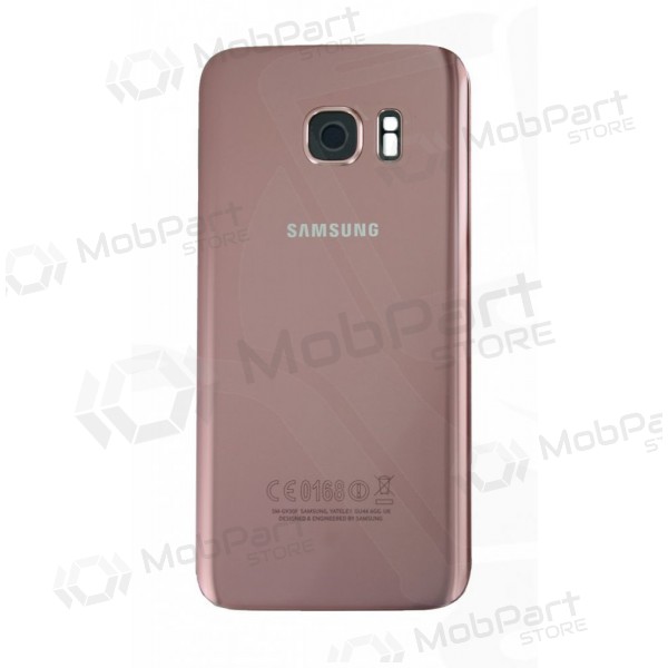 Samsung G930F Galaxy S7 takaakkukansi pinkki (rose pink) (käytetty grade A, alkuperäinen)