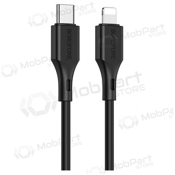USB kaapeli Borofone BX49 PD Type-C - Lightning 1.0m (musta)