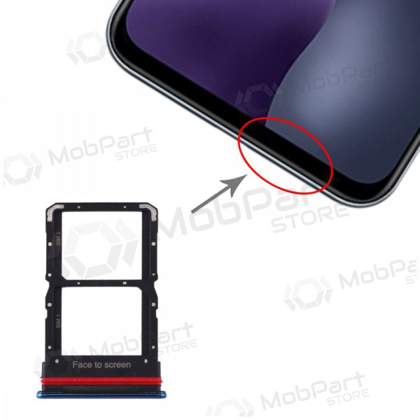 Xiaomi Mi 10 Lite SIM kortin pidike sininen (Aurora Blue)