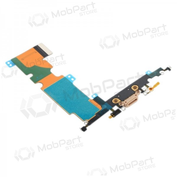 Apple iPhone 8 Plus latauspistorasian ja mikrofonin liitin (latausliitin) (kultainen) Apple iPhone 8 Plus latauspistorasian ja mikrofonin liitin (latausliitin) (kultainen)