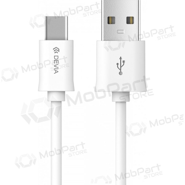 USB kaapeli Devia Smart Type-C 1.0m (valkoinen)