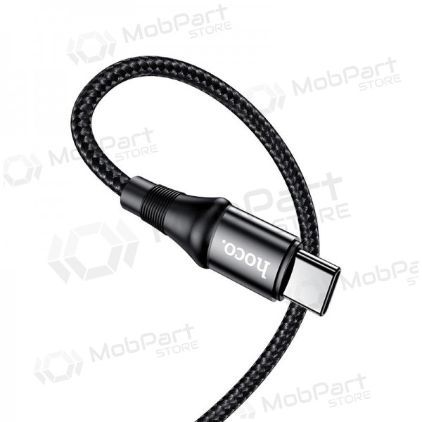 USB kaapeli Hoco X50 Exquisito Type-C - Type-C 100W 1.0m (musta)