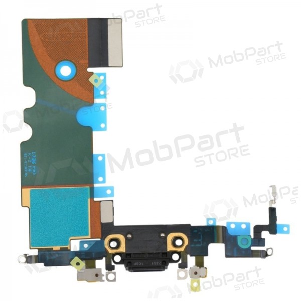 Apple iPhone 8 / SE 2020 latauspistorasian ja mikrofonin liitin (latausliitin) (musta) (käytetty, alkuperäinen) Apple iPhone 8 / SE 2020 latauspistorasian ja mikrofonin liitin (latausliitin) (musta) (käytetty, alkuperäinen)