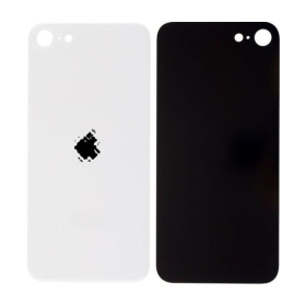 Apple iPhone SE 2020 / SE 2022 takaakkukansi (valkoinen) (bigger hole for camera)