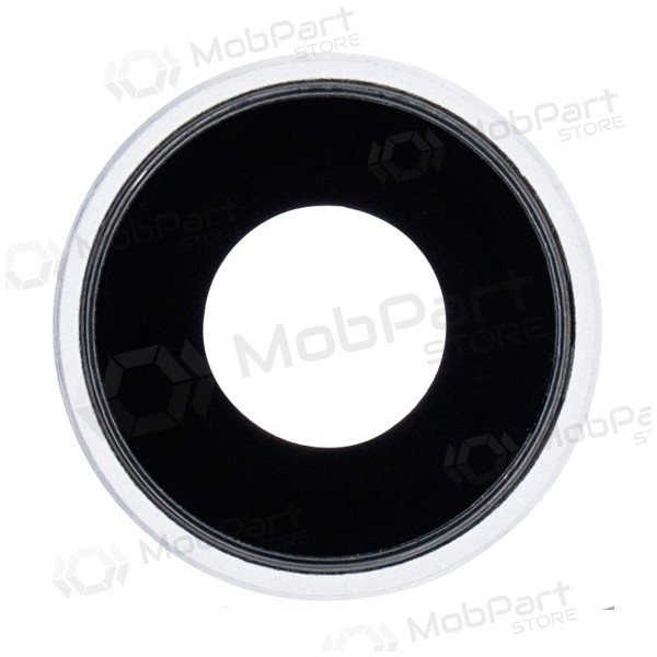 Apple iPhone XR kameran linssi (hopea / valkoinen) (kehyksellä)