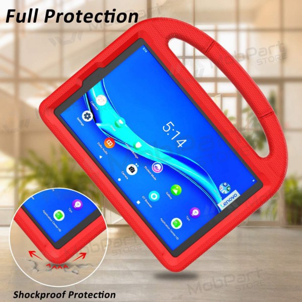 Lenovo Tab M10 Plus X606 10.3 puhelinkotelo / suojakotelo "Shockproof Kids" (punainen)