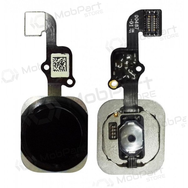 Apple iPhone 6S / iPhone 6S Plus Kotinäppäin liitin (musta)