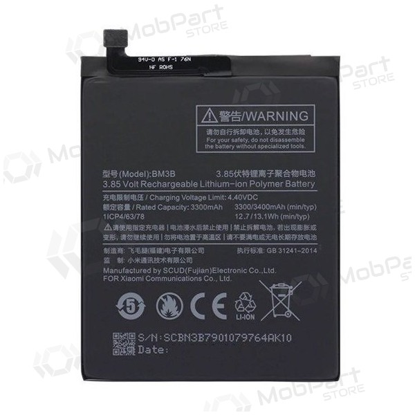 Xiaomi Redmi Mix 2 / Mix 2S paristo / akku (BM3B) (3400mAh) Xiaomi Redmi Mix 2 / Mix 2S paristo / akku (BM3B) (3400mAh)