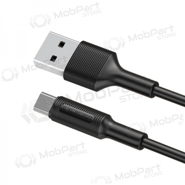 USB kaapeli Borofone BX1 microUSB 1.0m (musta)