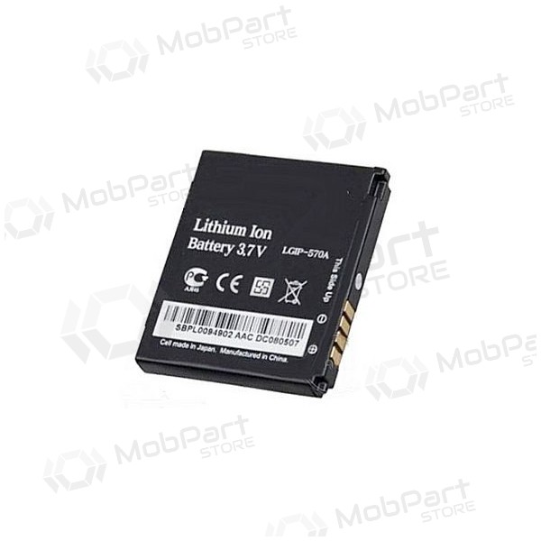 LG IP-570A (KP500,KF700, KC550) paristo / akku (750mAh) LG IP-570A (KP500,KF700, KC550) paristo / akku (750mAh)