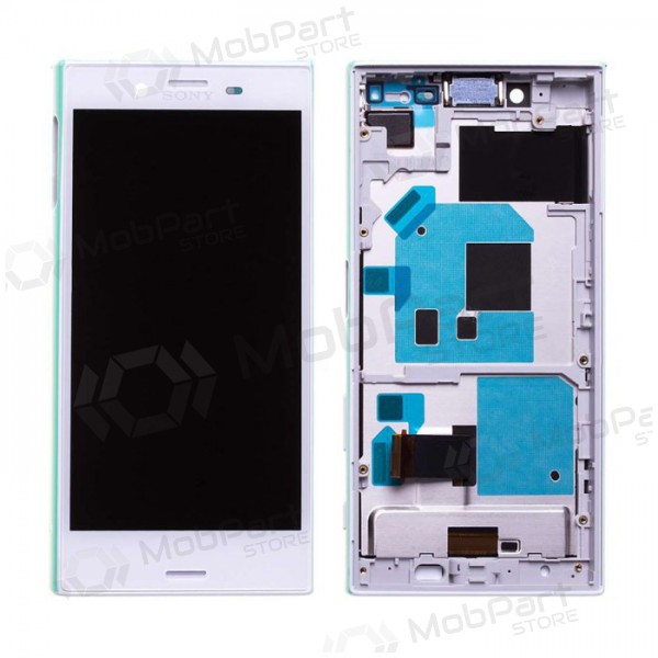 Sony F5323 Xperia X Compact näyttö (valkoinen) (kehyksellä) (käytetty grade A, alkuperäinen) Sony F5323 Xperia X Compact näyttö (valkoinen) (kehyksellä) (käytetty grade A, alkuperäinen)
