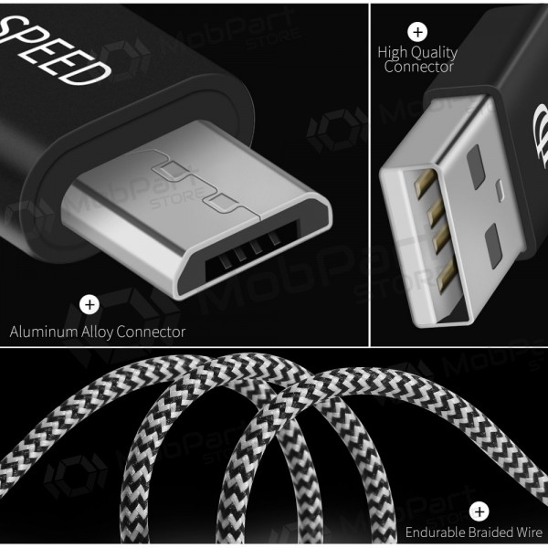USB kaapeli Dux Ducis K-ONE microUSB FastCharging 2.0m