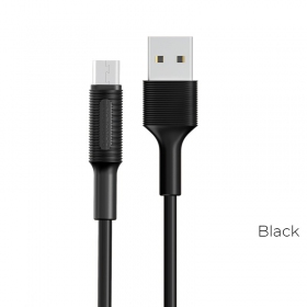 USB kaapeli Borofone BX1 microUSB 1.0m (musta)