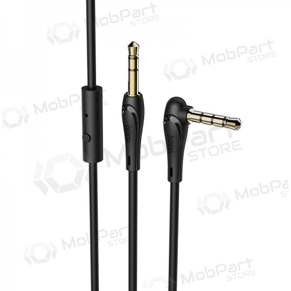 Audio sovitin Hoco UPA15 AUX 3,5mm į 3,5mm (musta)