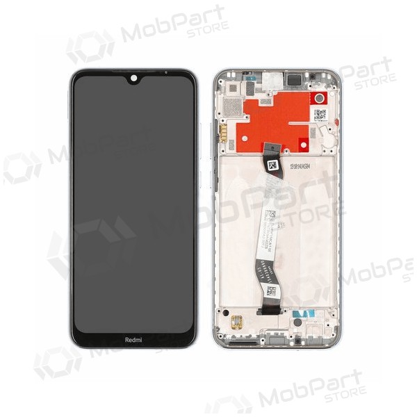 Xiaomi Redmi Note 8T näyttö (valkoinen) (kehyksellä) (service pack) (alkuperäinen)