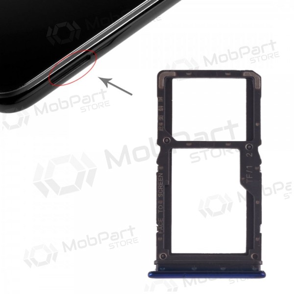 Xiaomi Redmi Note 7 SIM kortin pidike (sininen)