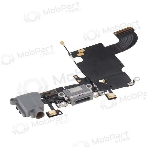 Apple iPhone 6S latauspistorasian ja mikrofonin liitin (latausliitin) (tamsiai harmaa) Apple iPhone 6S latauspistorasian ja mikrofonin liitin (latausliitin) (tamsiai harmaa)